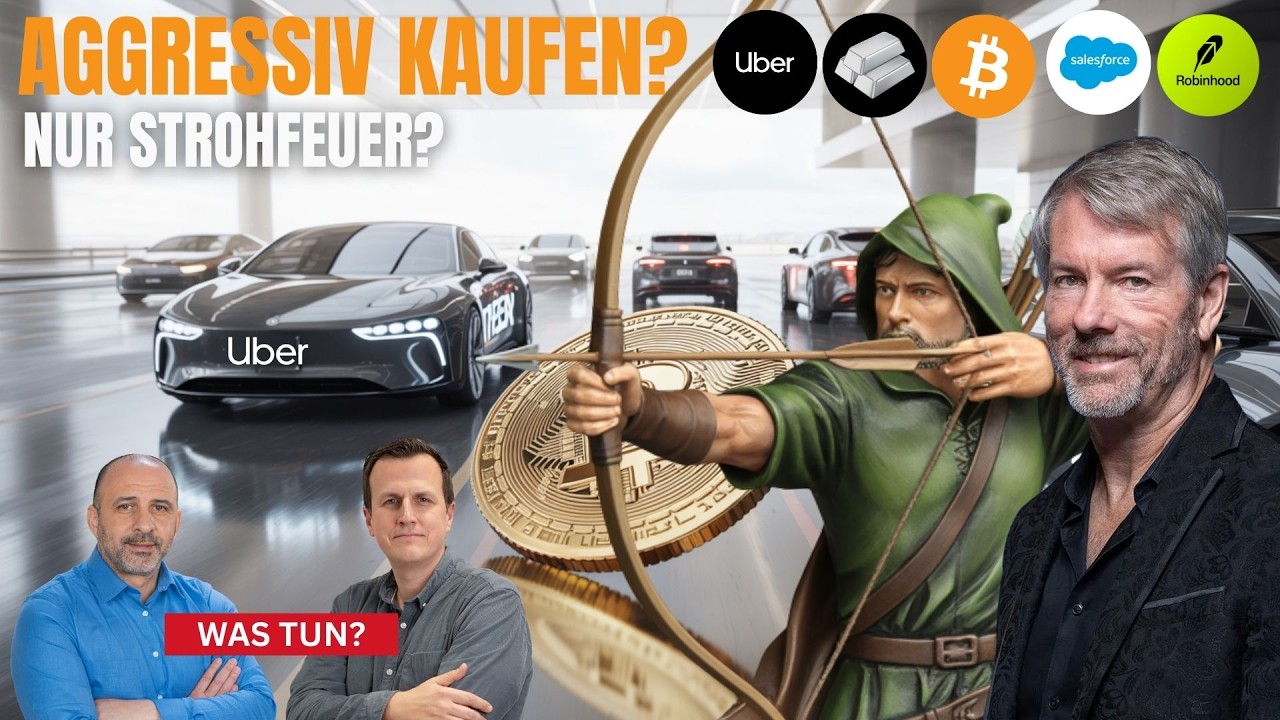 Was du jetzt wissen musst! Uber | Silber | Bitcoin | Robinhood | Salesforce