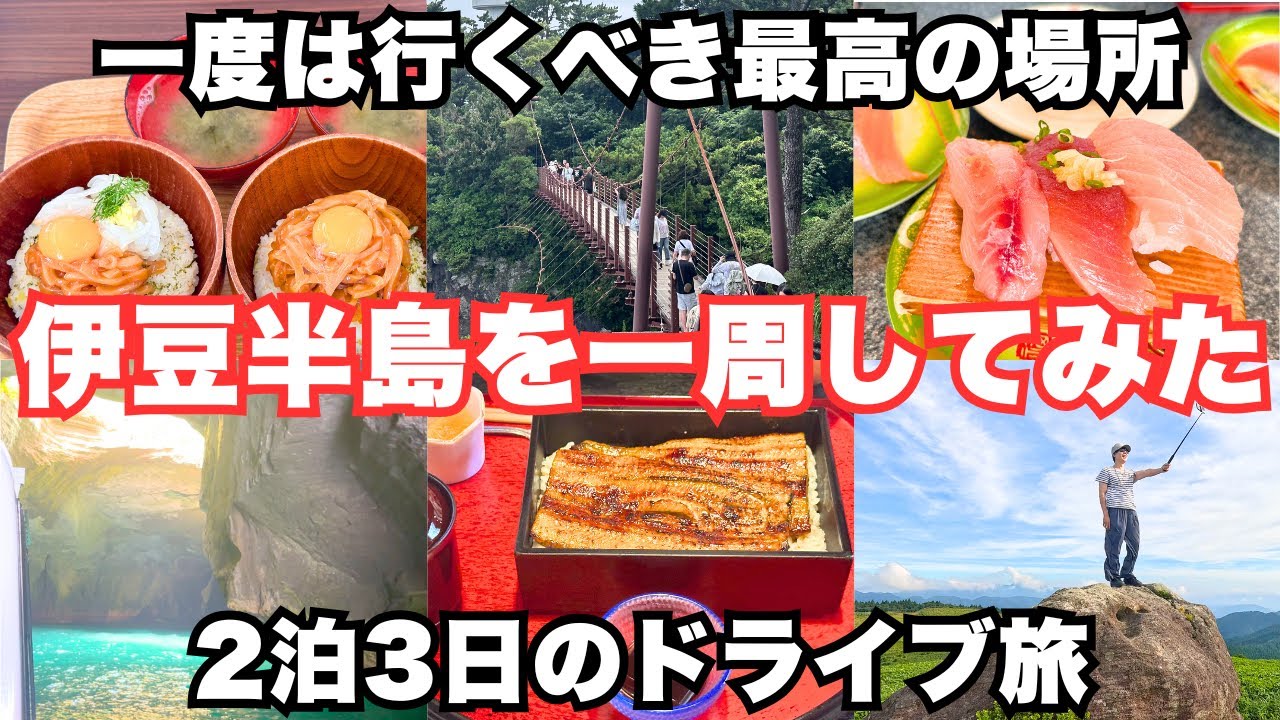 【伊豆観光】伊豆半島を一周しました！2泊3日のドライブ旅