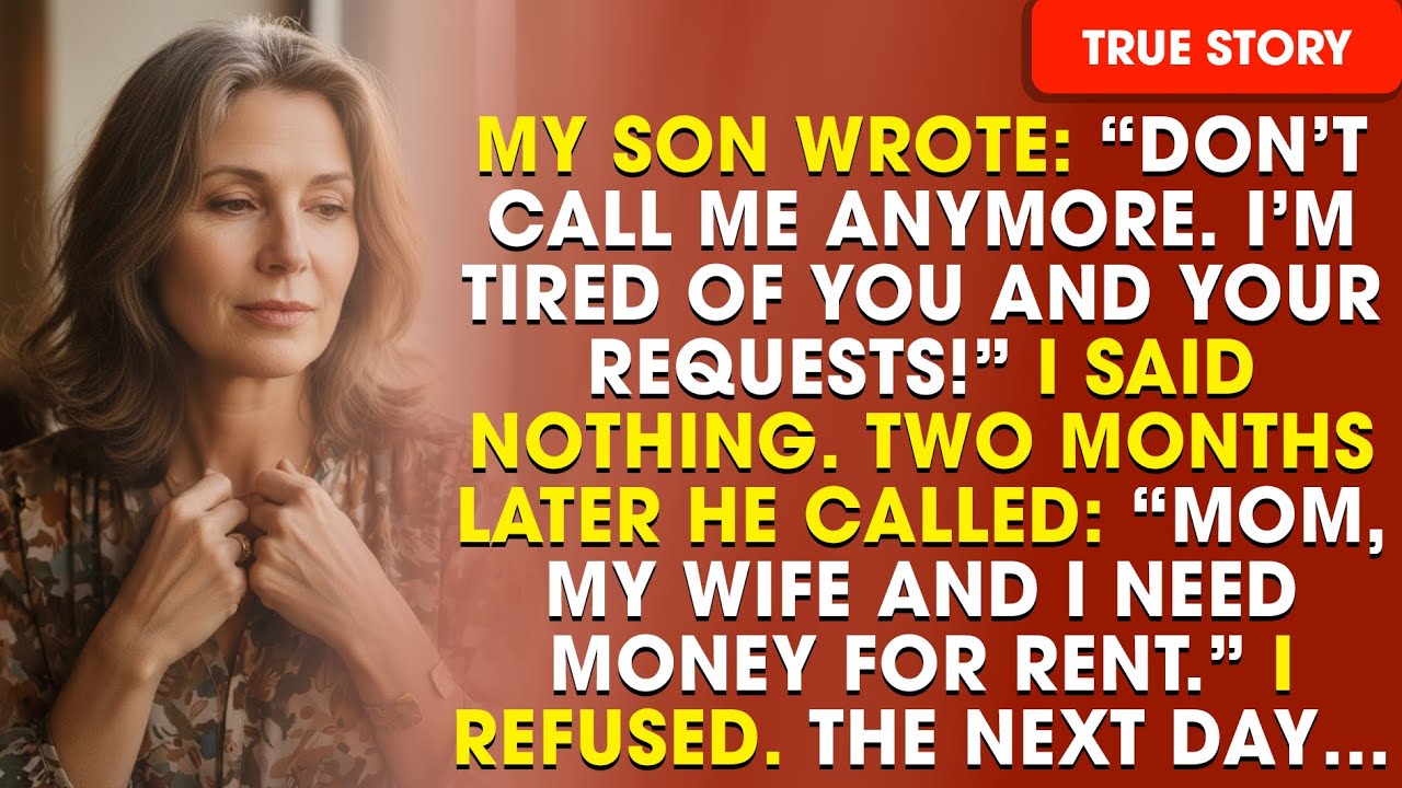 My Son Texted, “Don’t Call Me Anymore. I’m Tired of You.” — I Said Nothing and Let Silence Work