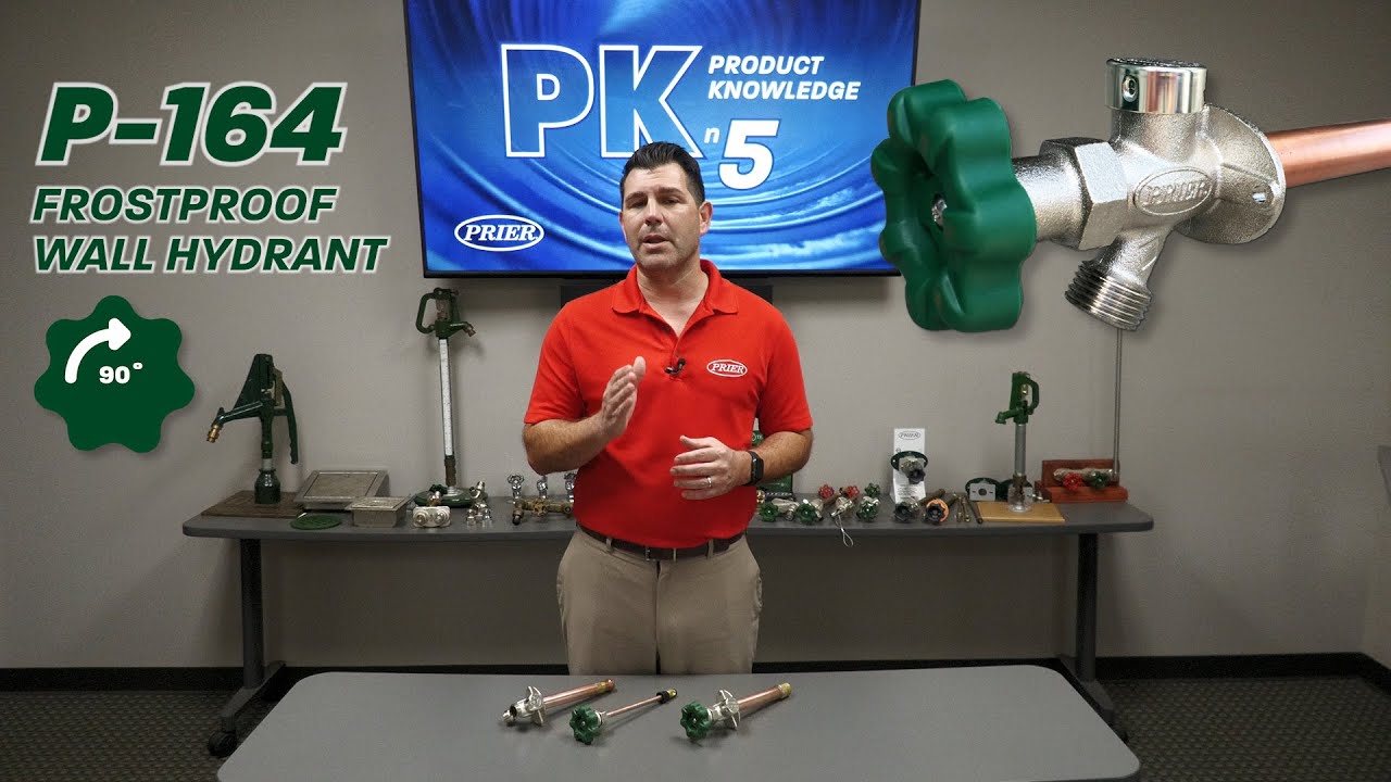 PRIER PKn5 for P-164 Quarter-Turn Frostproof Wall Hydrant