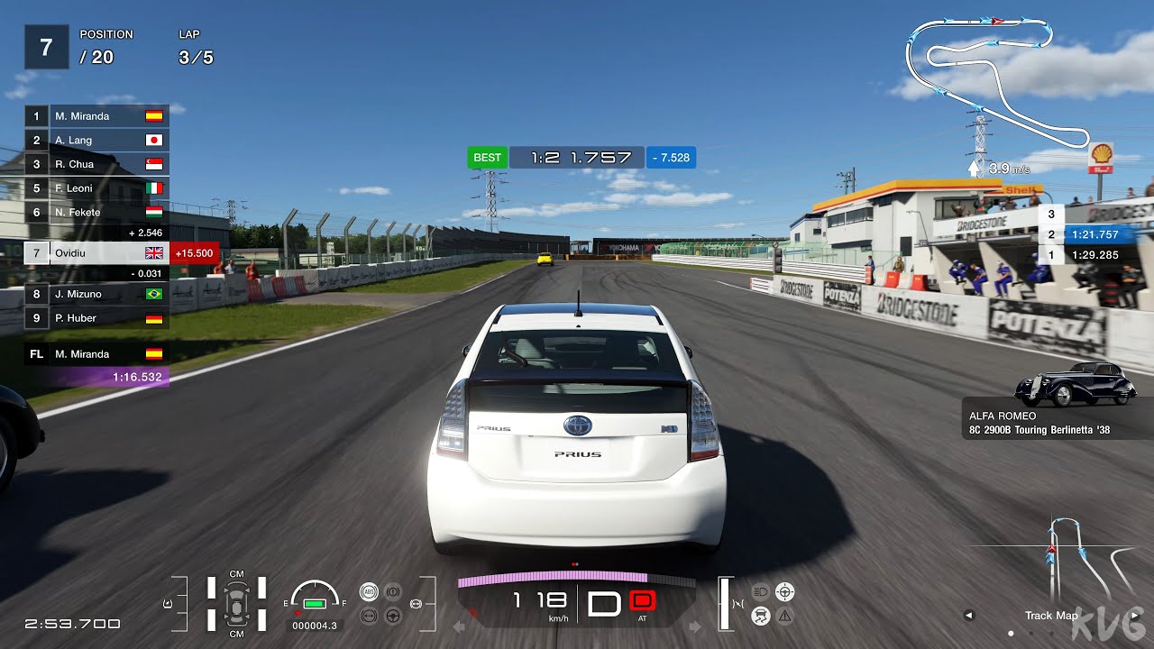 Gran Turismo 7 - Toyota Prius G 2009 - Gameplay (PS5 UHD) [4K60FPS]