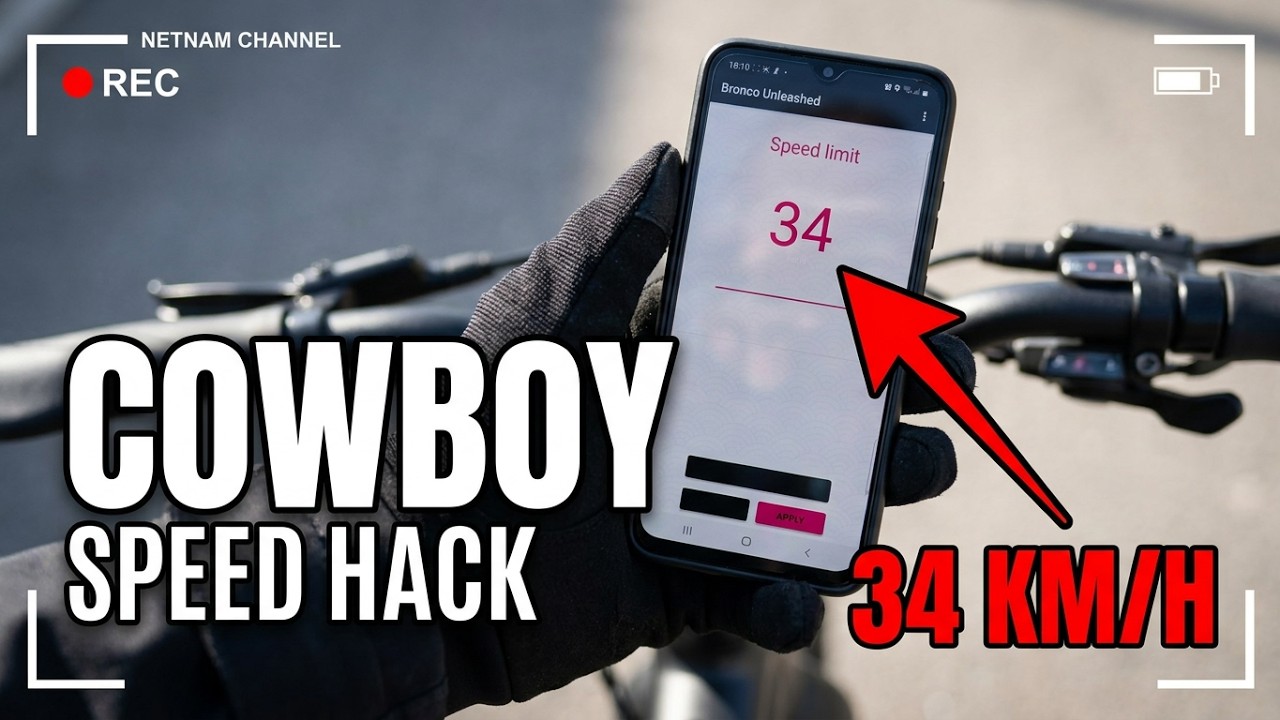 Настройка электровелосипеда Cowboy с помощью приложения