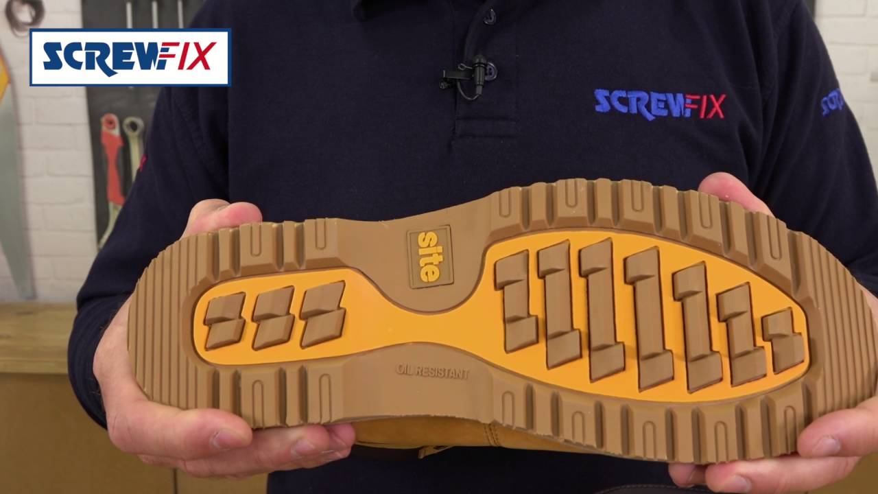 Screwfix -  SITE SAVANNAH WATERPROOF SAFETY BOOTS TAN