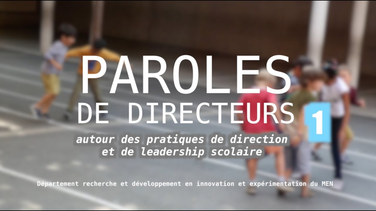 Paroles de directeurs (1) -