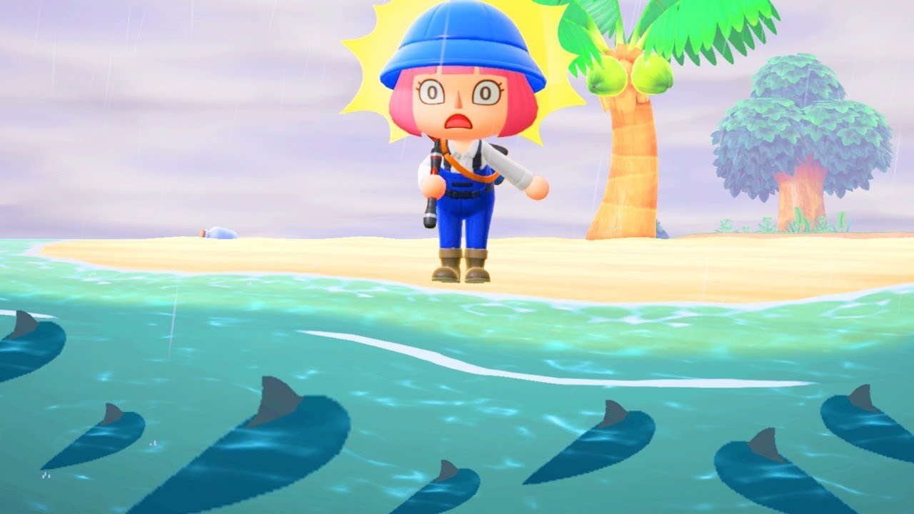 L’ÎLE AUX REQUINS ? DANS ANIMAL CROSSING NEW HORIZONS LIVE ACNH FR
