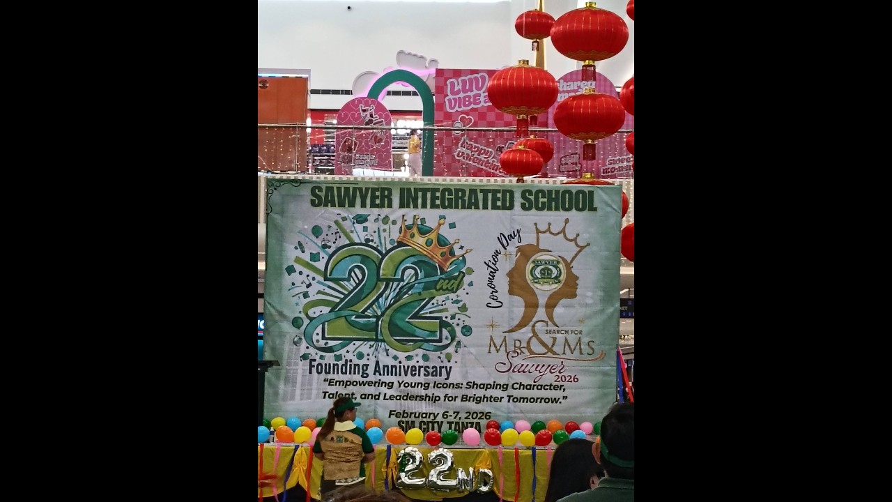 Sawyer Integrated School 22nd Founding Anniversary Celebration at SM Tanza.Feb  06,2026