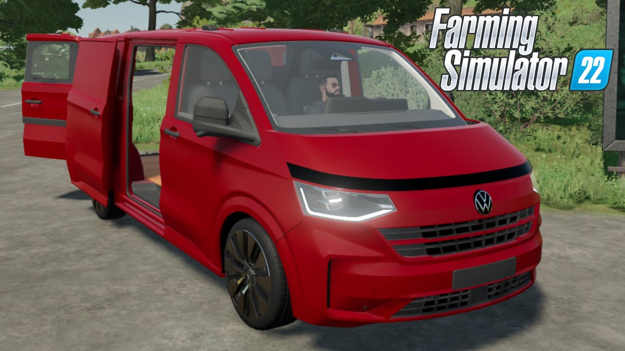 FS22 - 2025 Volkswagen Transporter T7 - NEW CAR MOD for Farming Simulator 2022