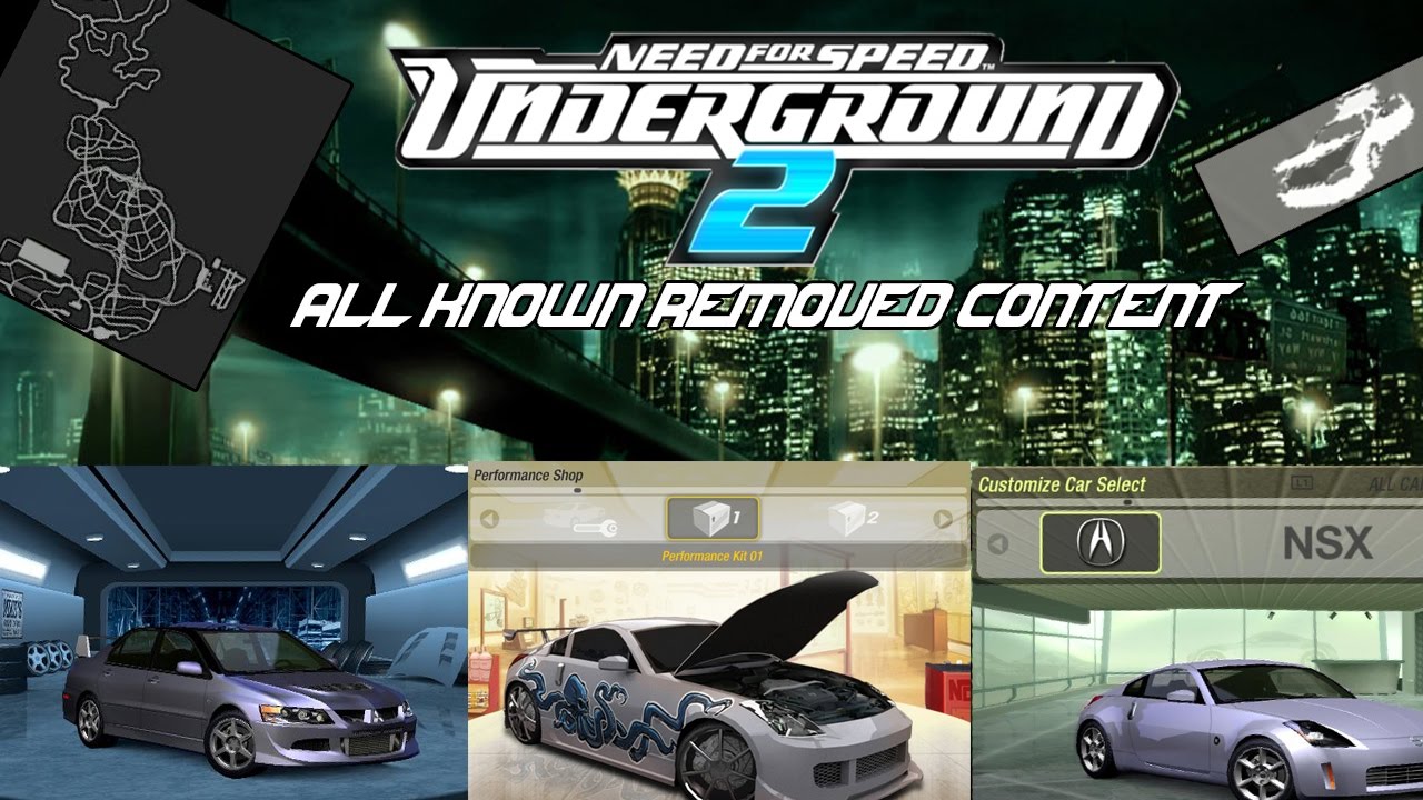 NFS Underground 2 Бета (Весь убранный контент) feat. HGCentral