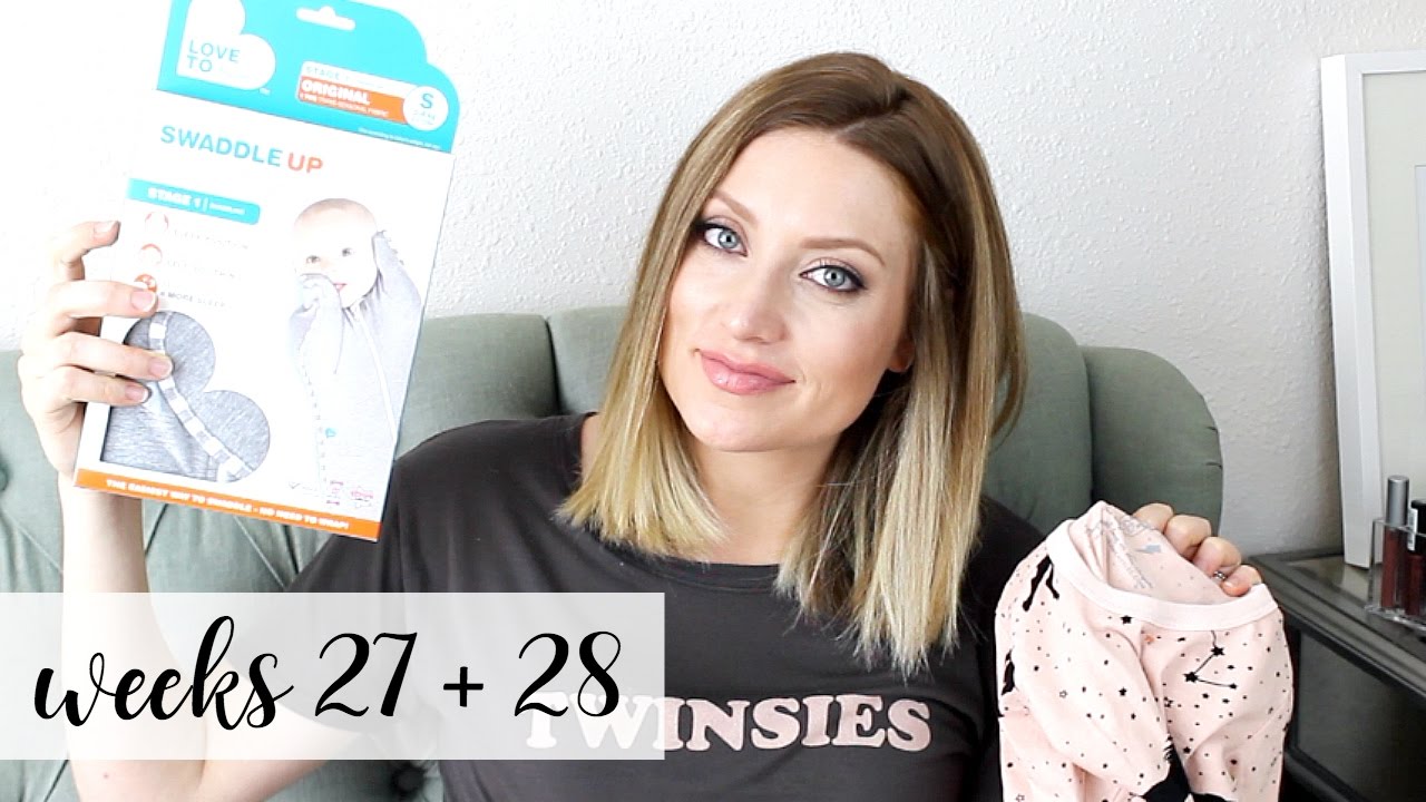 Twin Pregnancy Vlog Weeks 27 + 28: Glucose Test, Baby Gear, Belly | Kendra Atkins