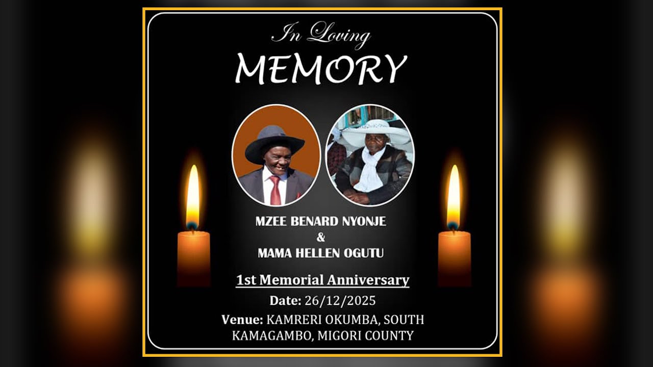 IN LOVING MEMORY OF MZEE BENARD NYONJE & MAMA HELLEN OGUTU