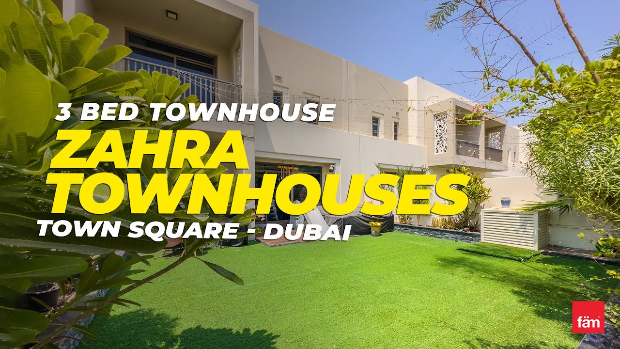 Modern 3 Bedroom Townhouse in Zahra Townhouses, Town Square, Dubai