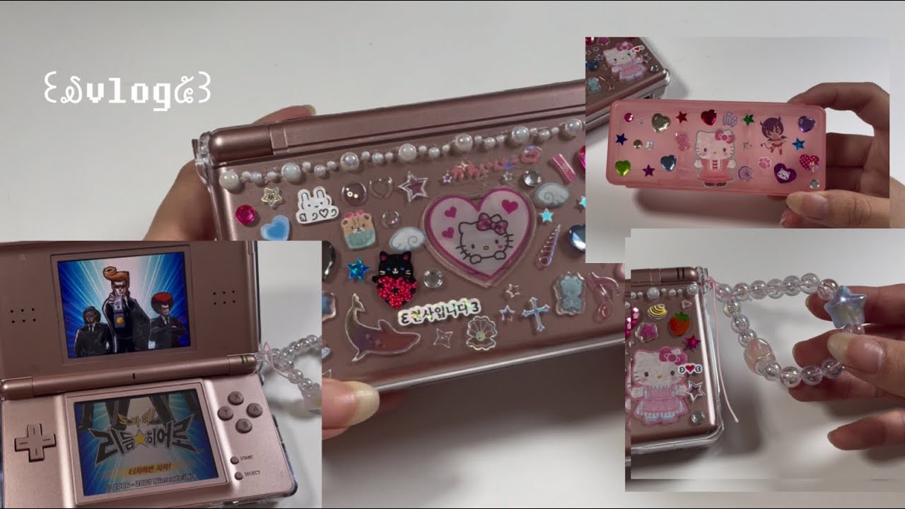 닌텐도DS Lite 꾸미고 리듬히어로(ﾟωﾟ)ノ .｡.:*☆