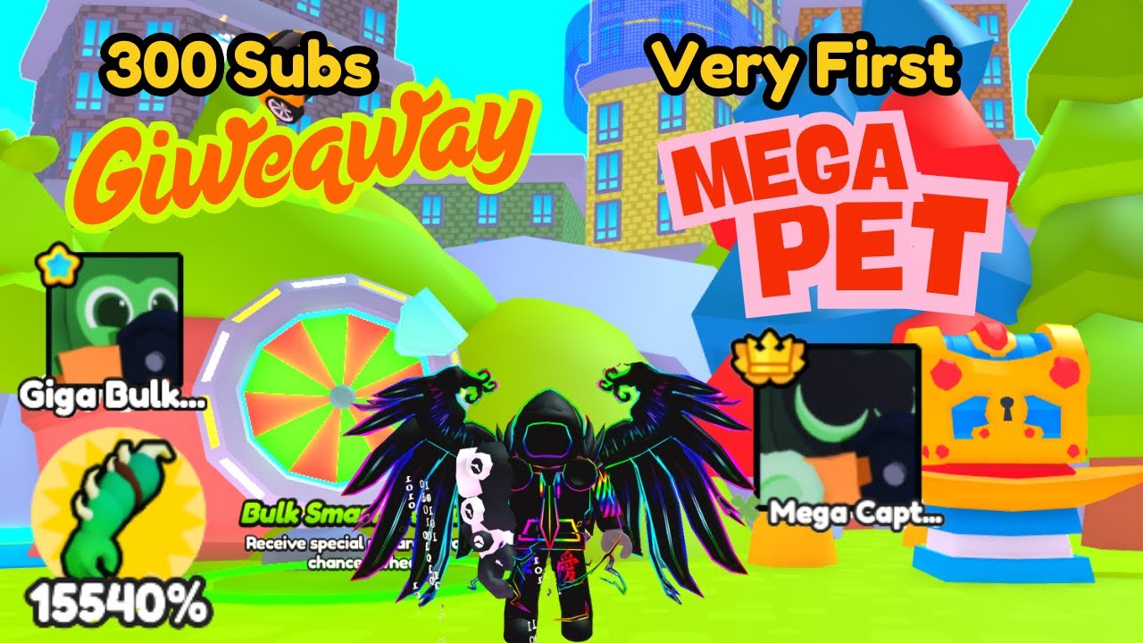 300 Subs Giveaway! First MEGA PET & 5 Giga Bulk Monkeys! (Arm Wrestling Simulator)