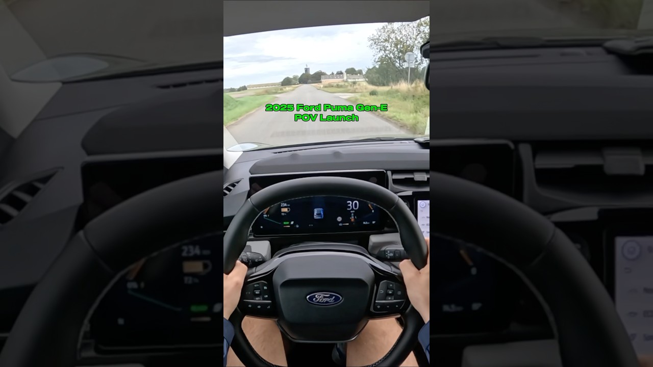 🚀 2025 Ford Puma Gen-E Launch POV + Outside 🎥 Better than the old Puma? #shorts
