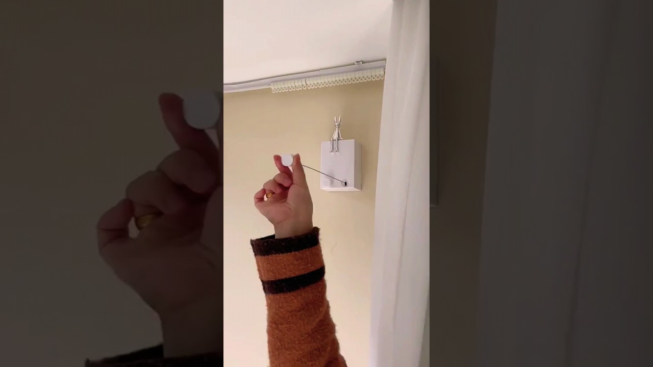 Ceiling Hanger For Drying Clothes | Retractable Clothesline #shorts