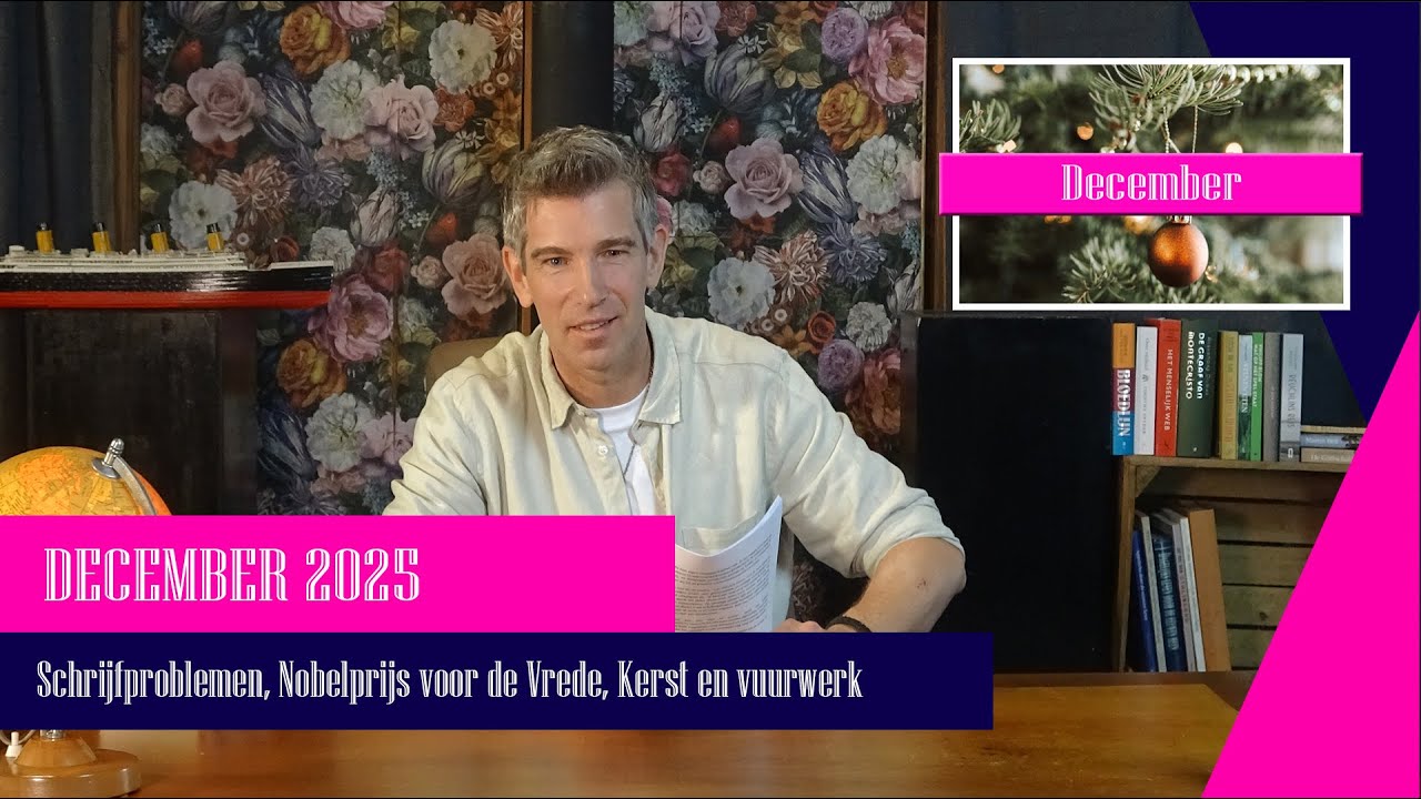 HistoShot December 2025 | Jongeren en schrijven, Nobelprijs voor de Vrede, Kerst en... Vuurwerk