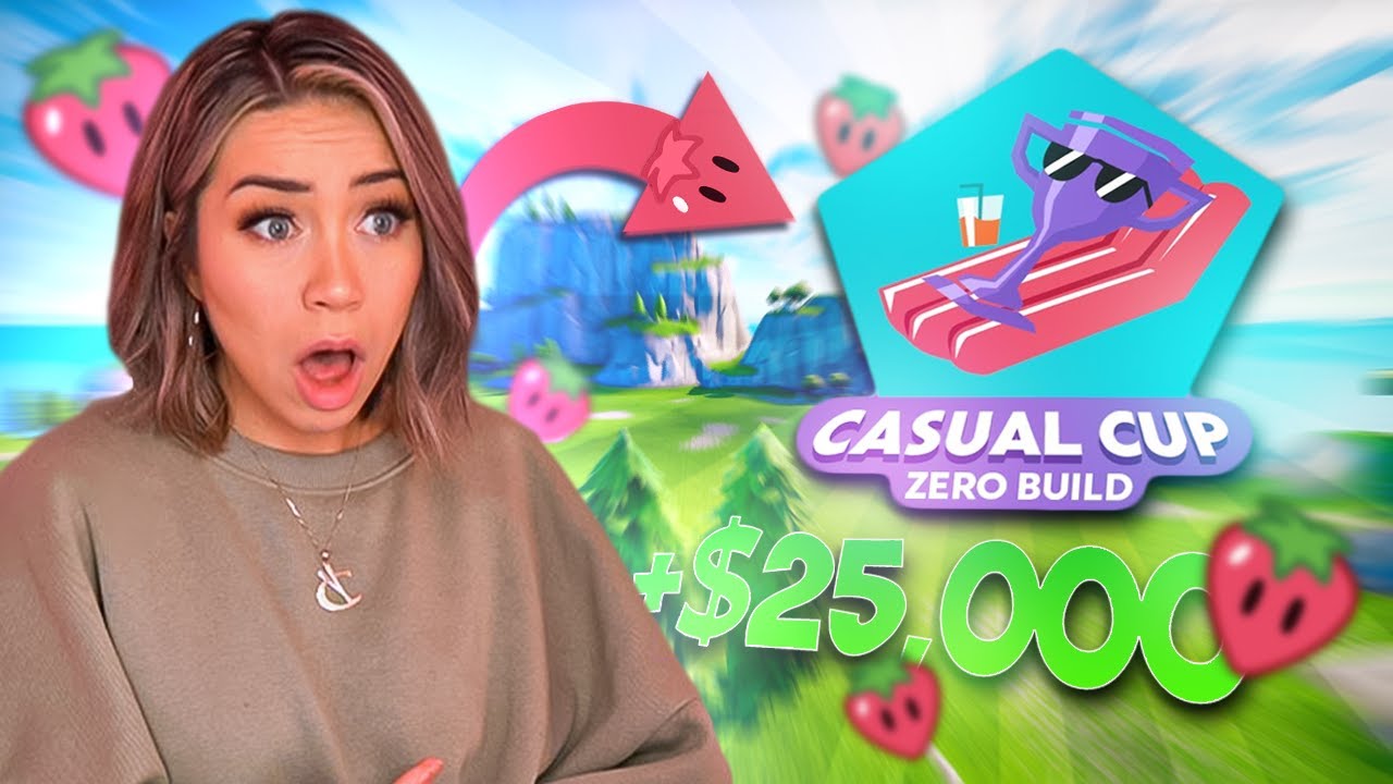 I WON the LOSERFRUIT $25,000 Casual NO BUILD Fortnite Cup 👑