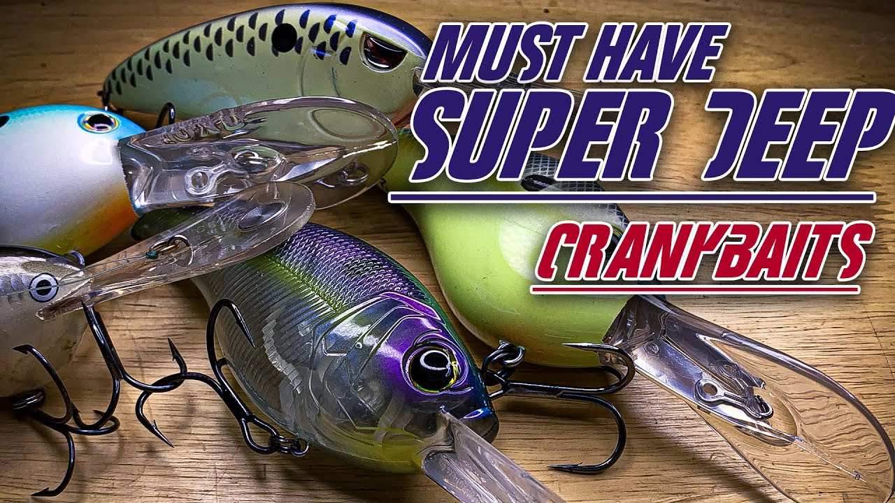 These are MUST HAVE Crankbaits for DEEP BASS!