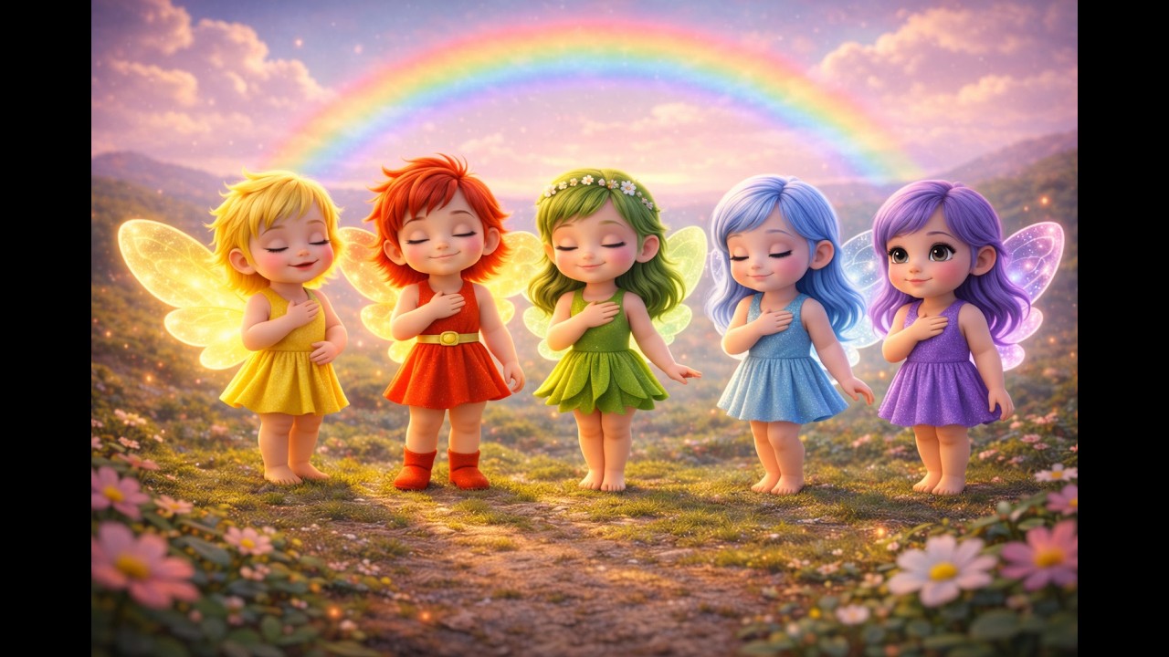 ❤️🌈 Feelings Rainbow #SongforKids | #LearnEmotions & #Calm #Breathing | #Happy & #Proud 💛💙❤️