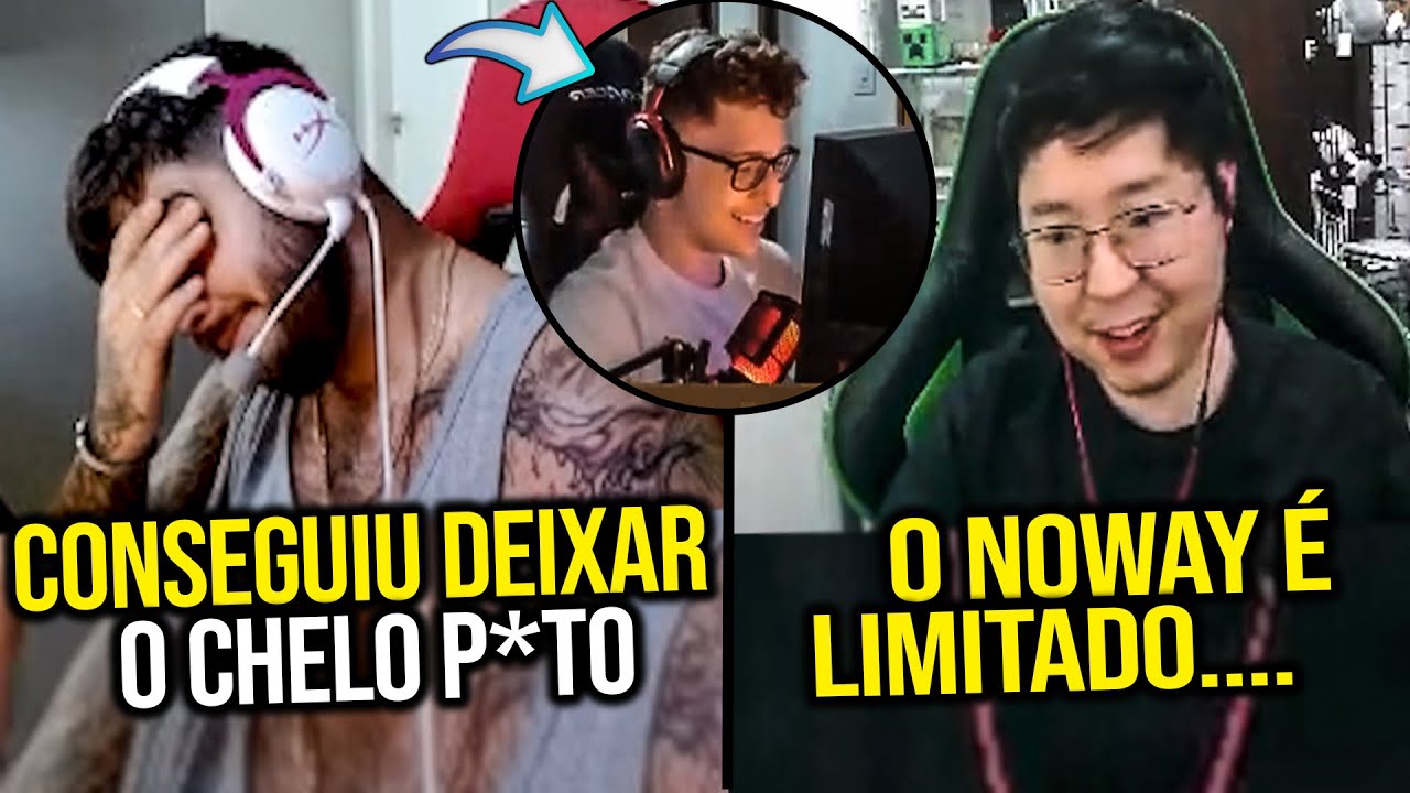 NOWAY CONSEGUIU FAZER O CHELO TILTAR AO VIVO... & LIMINHA FICOU PUT* COM O NOWAY