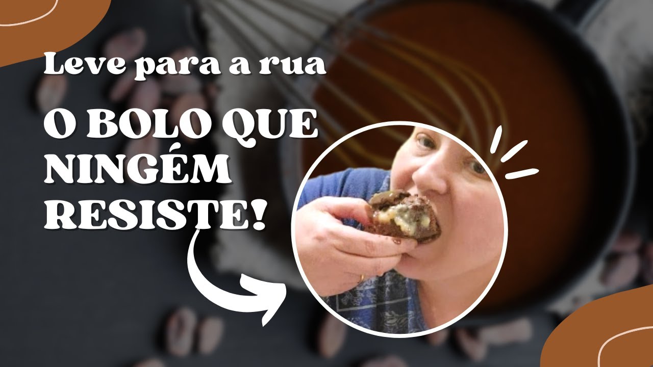 MELHOR BOLO PRESTÍGIO PARA VENDER NA RUA/ RECEITA FÁCIL E NÃO PRECISA DE BATEDEIRA/BOLO NEGA MALUCA