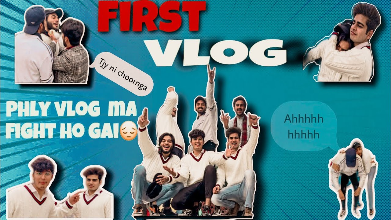 Our first vlog🤩 | fight ho gai😞 |punishmet  ki bari😂