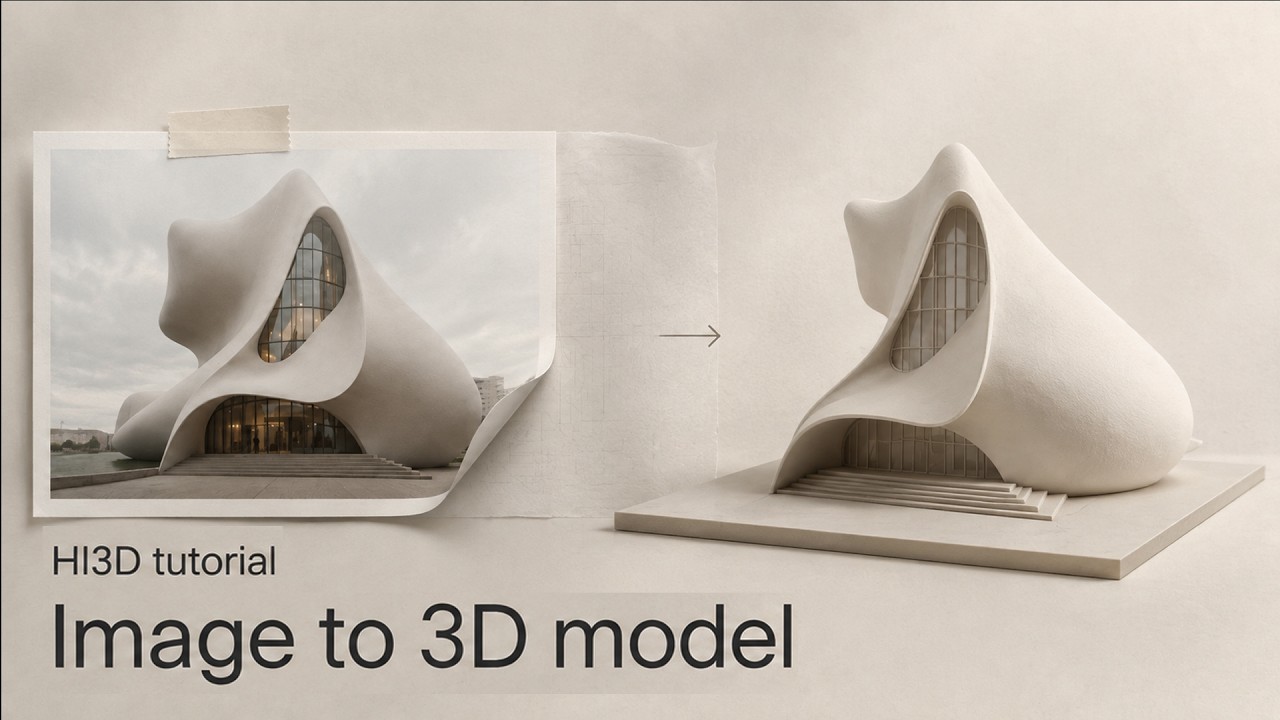 Из изображения в 3D-модель: ИИ-процесс, который стоит попробовать архитекторам