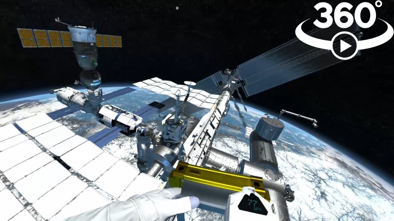 360&deg; ISS Spacewalk Adventure BBC Home | 4K VR Full Gameplay | Oculus