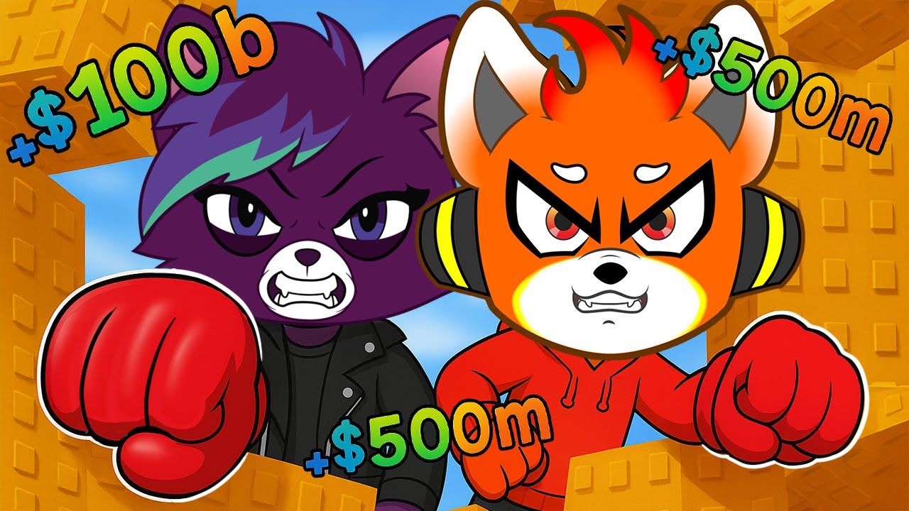 We Punched WALLS to Make $67,495,953,967 in ROBLOX!