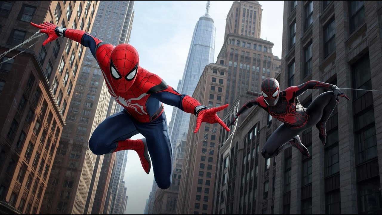 Spider-Man 2 LIVE 🔴 Web Swinging Action #Shorts