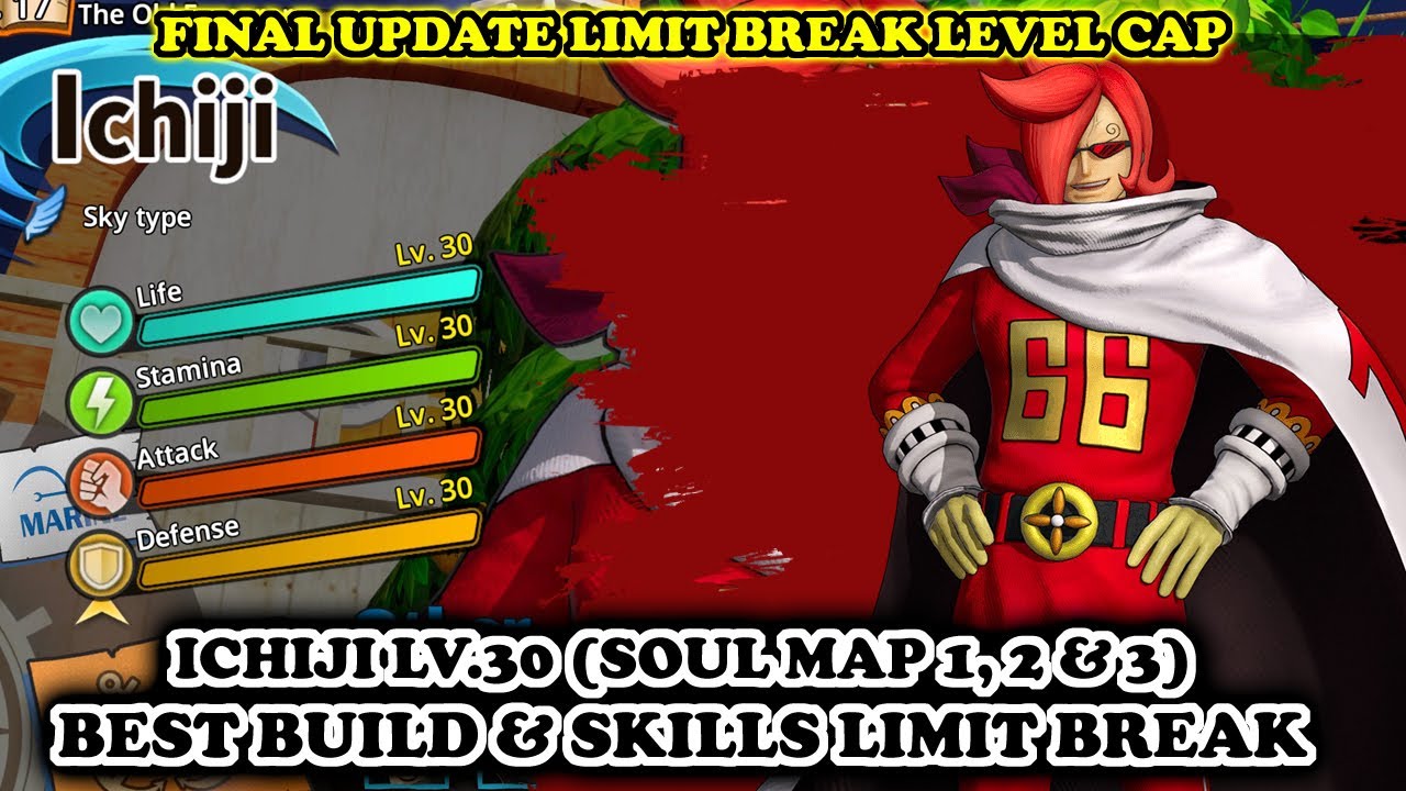 Ichiji LV.30 Limit Break [Soul Map 1, 2, 3] (BEST BUILD) | One Piece Pirate Warriors 4 (2024 dlc)