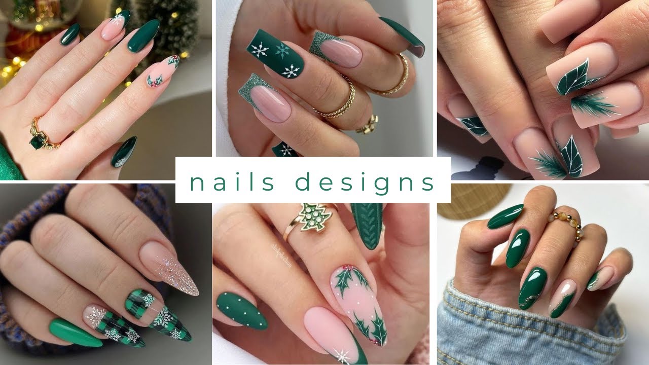 Top Stylish And Georgeous Green Nails Designs Ideas #nailart #nailpolish #nailpaint #naildesign