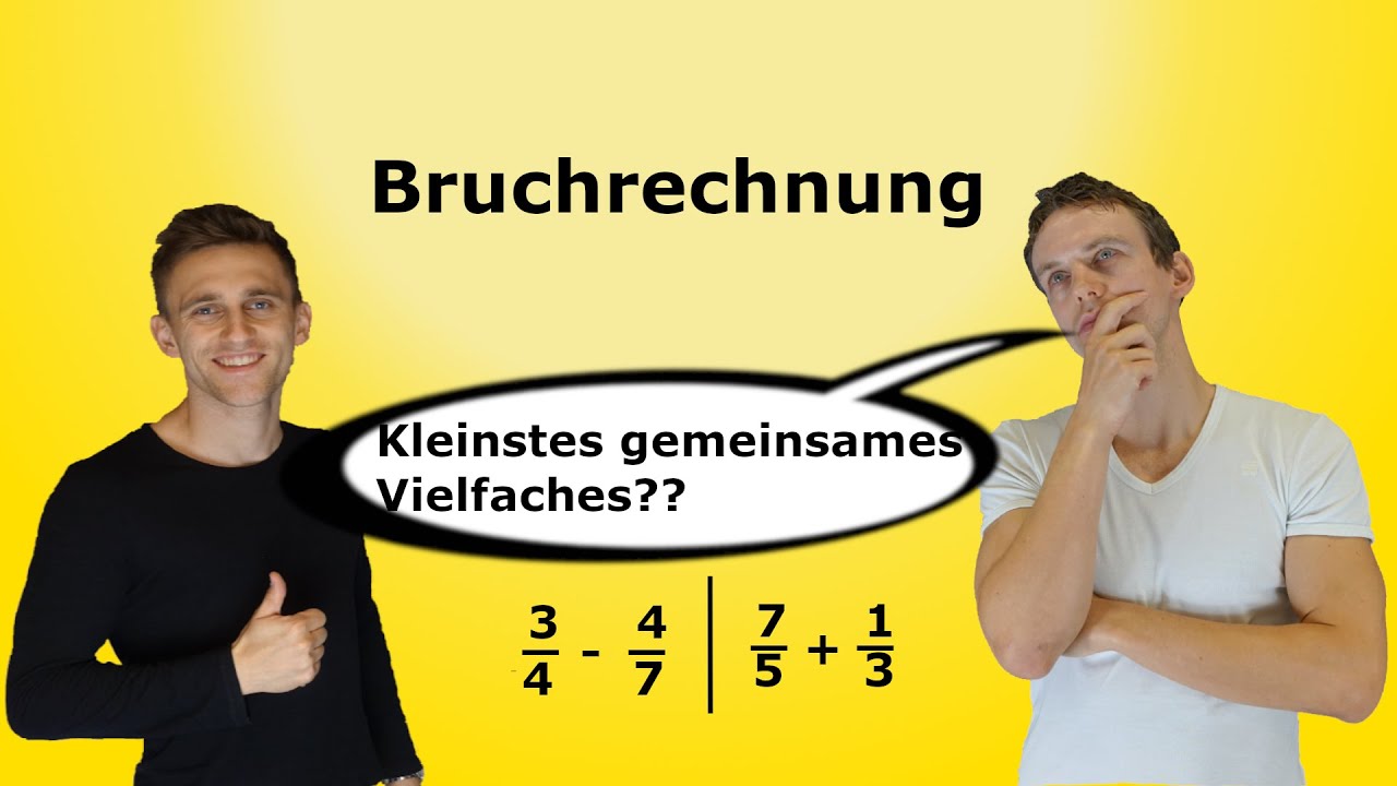 Bruchrechnung - Addition & Subtraktion Teil 3, Aufgaben + Lösungen