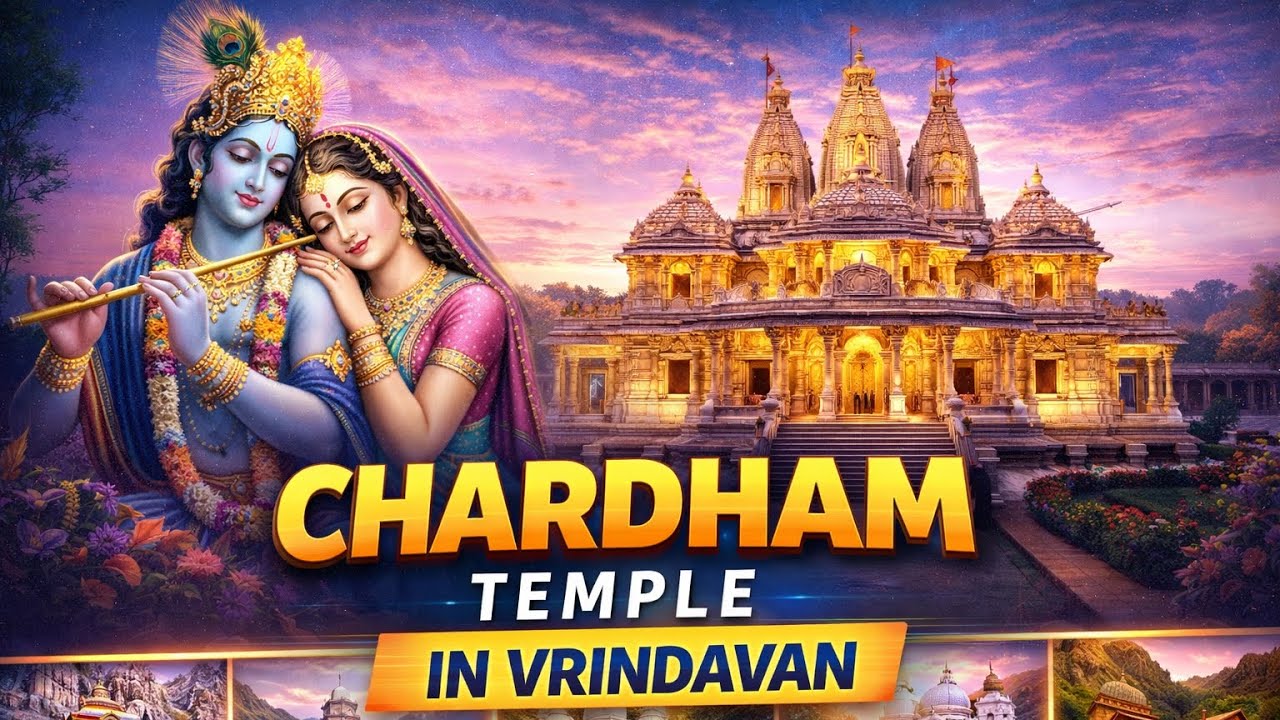 Chaar dham part2 #vrindavan #travelvlog #trending #explore #chaardham #merovrindavan #radheradhe 