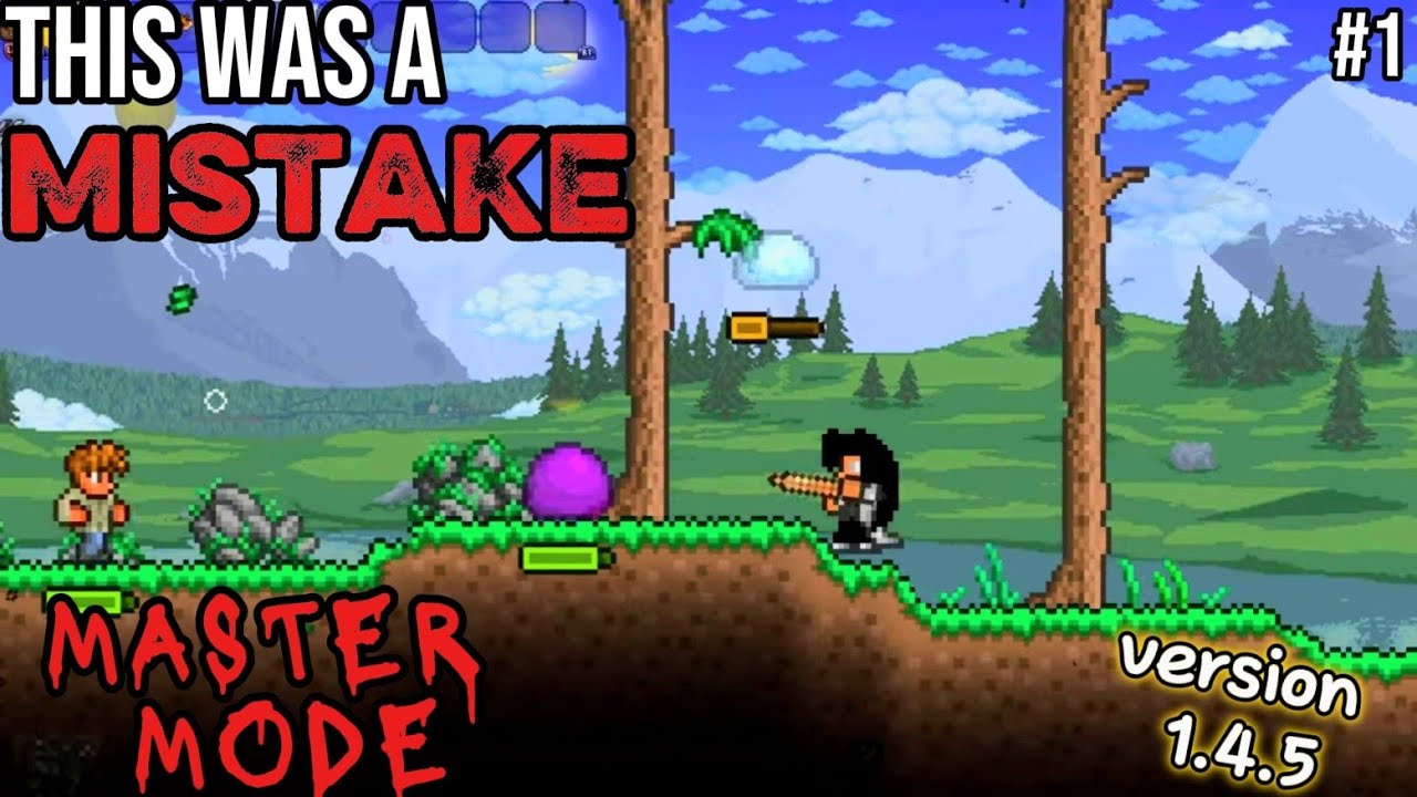 Terraria Veteran Tries MASTER MODE! 1.4.5 Letsplay Part 1
