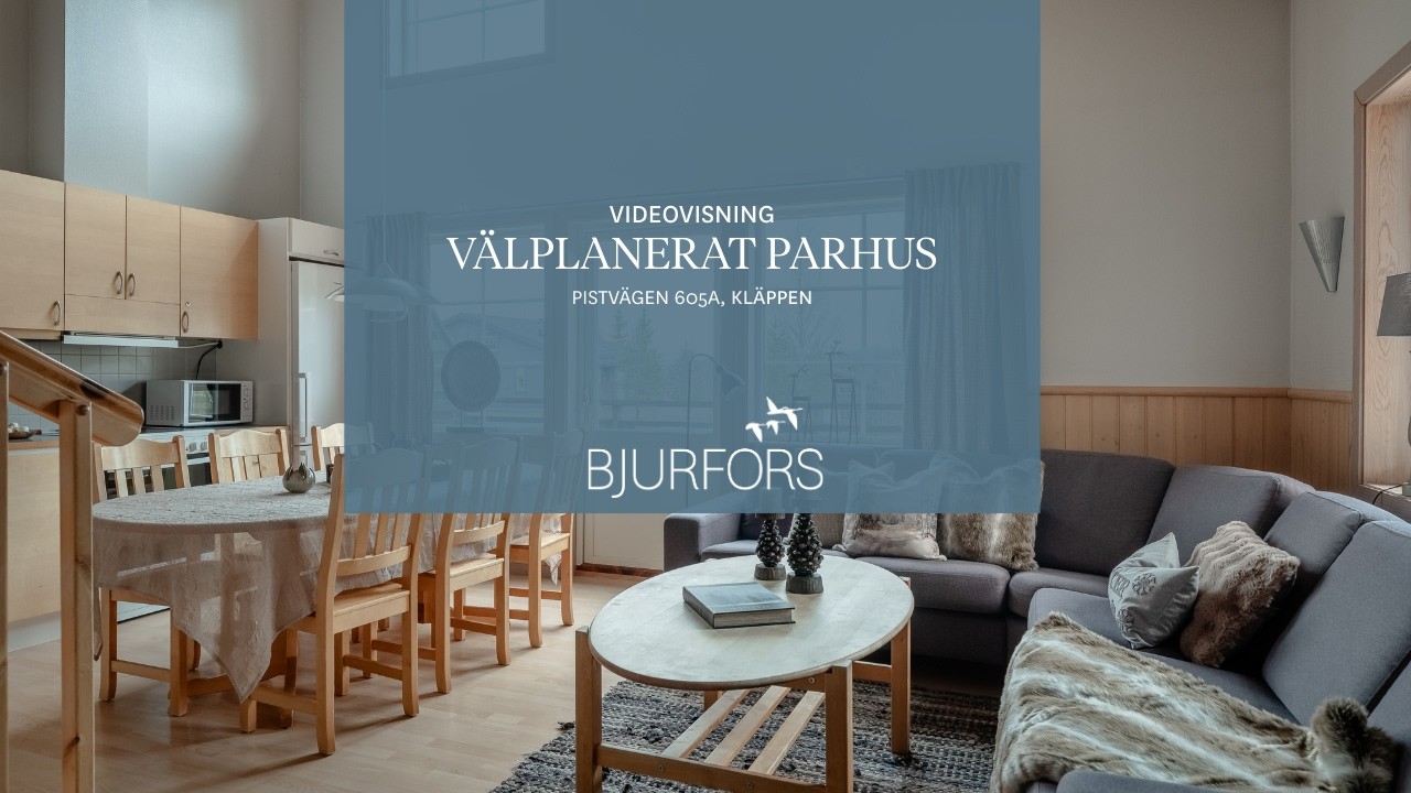 Välplanerat boende i Mitt i Pisten, Kläppen med altan, kamin, bastu och spabad