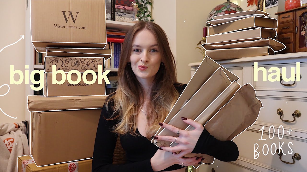 Моя САМАЯ БОЛЬШАЯ распаковка книг за всю мою жизнь 📖📦 Waterstones, Amazon, Fairyloot и Books2door
