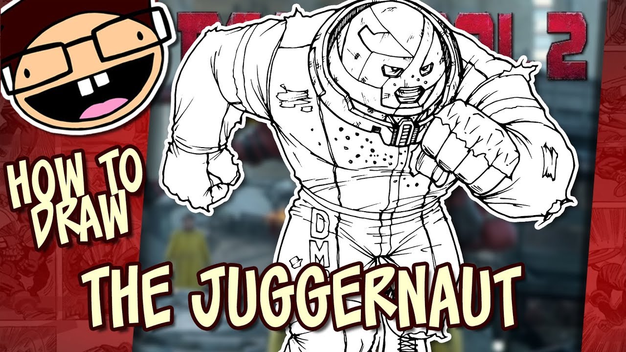 How to Draw The JUGGERNAUT (Deadpool 2) | Narrated Easy Step-by-Step Tutorial