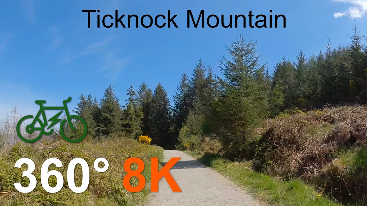 Ticknock Mountain : 8K VR 360 Irish Cycling : Virtual Bike Ride Ireland