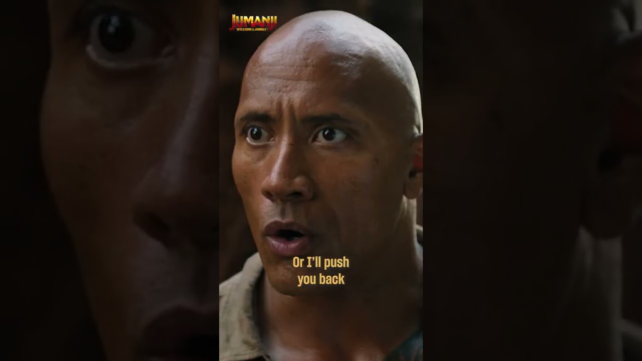 Jumanji: Welcome to the Jungle - I'll Push You Back (Kevin Hart, Dwayne Johnson #shorts #short #4k )