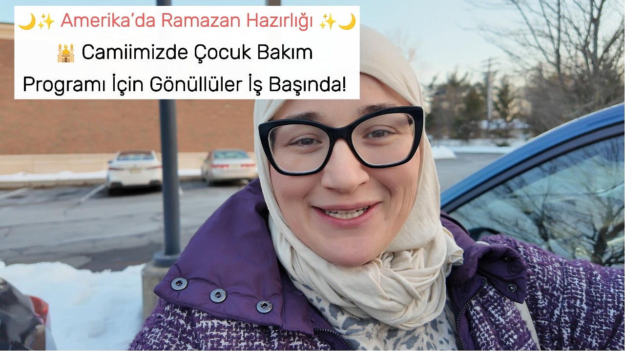 🌙✨ Amerika’da Ramazan Hazırlığı  ✨🌙🕌 Camiimizde Çocuk Bakım Programı İçin Gönüllüler İş Başında! 💛