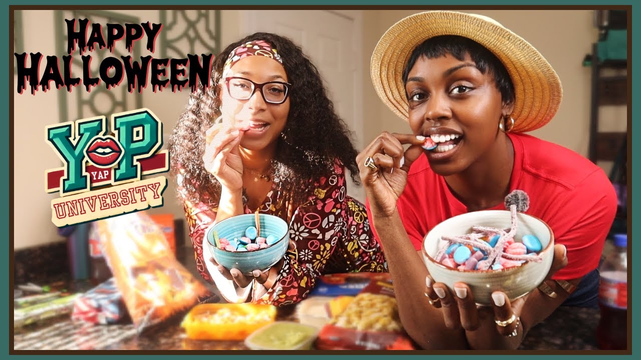 Halloween Treat Mukbang ft. Urban Legends, Creepypasta, and Scary Movies