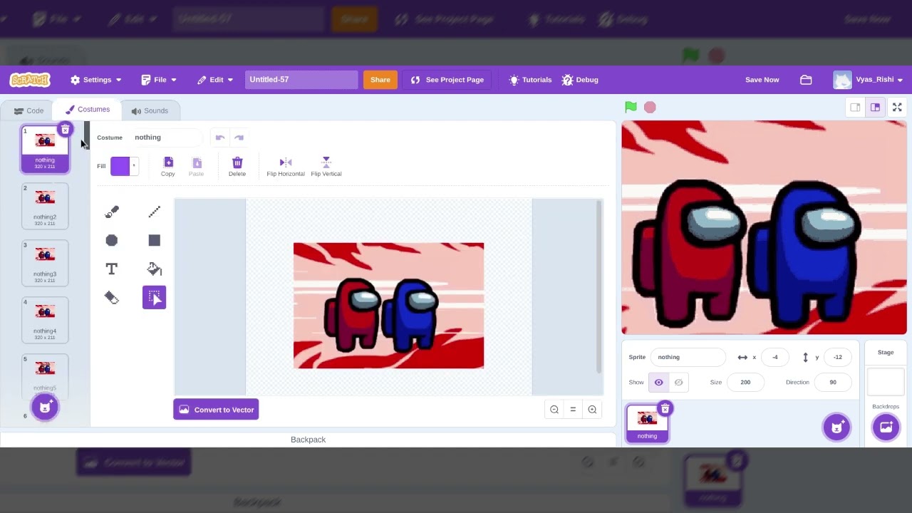 how to make gif animation in scratch