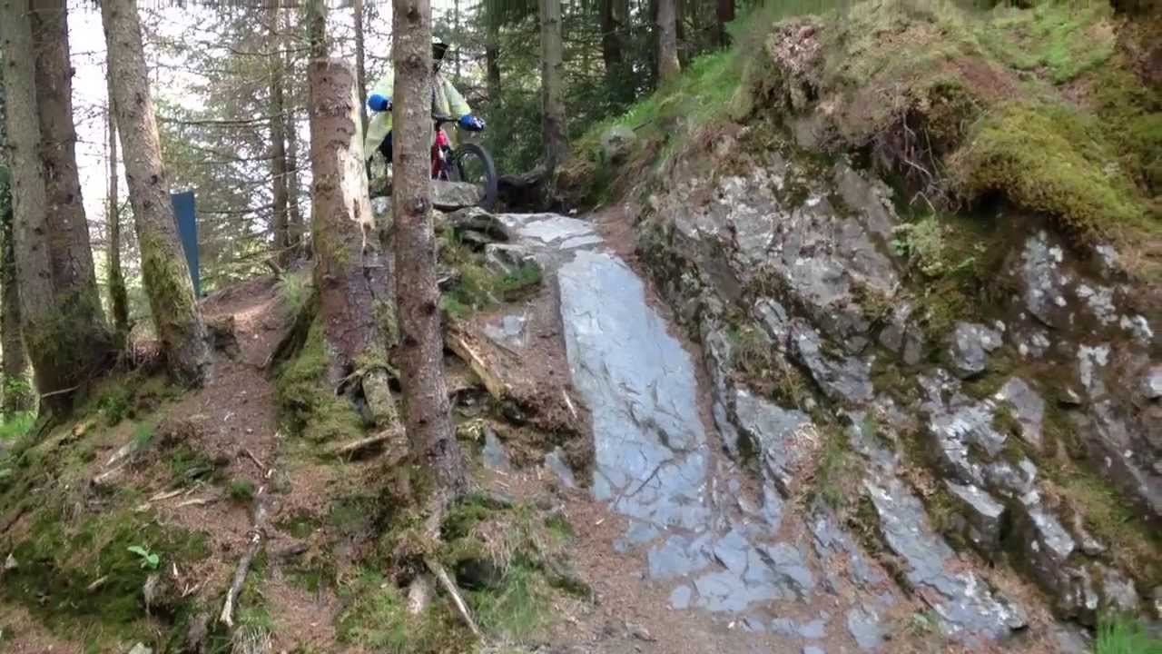Kirroughtree, Larg Hill Black Option Mountain Bike Drop MTB