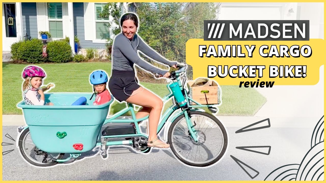 ОБЗОР ВЕЛОСИПЕДА MADSEN BUCKET: Лучший семейный грузовой велосипед? | ЛУЧШИЙ ГРУЗОВОЙ ВЕЛОСИПЕД B...