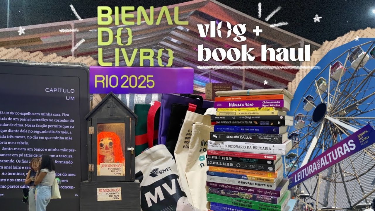 bienal do livro rio 2025 | vlog + book haul