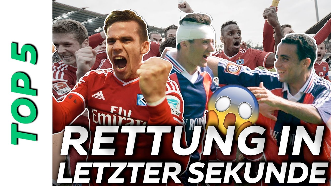 Abstiegskampf: Top 5 Bundesliga Rettungen in letzter Sekunde 😳