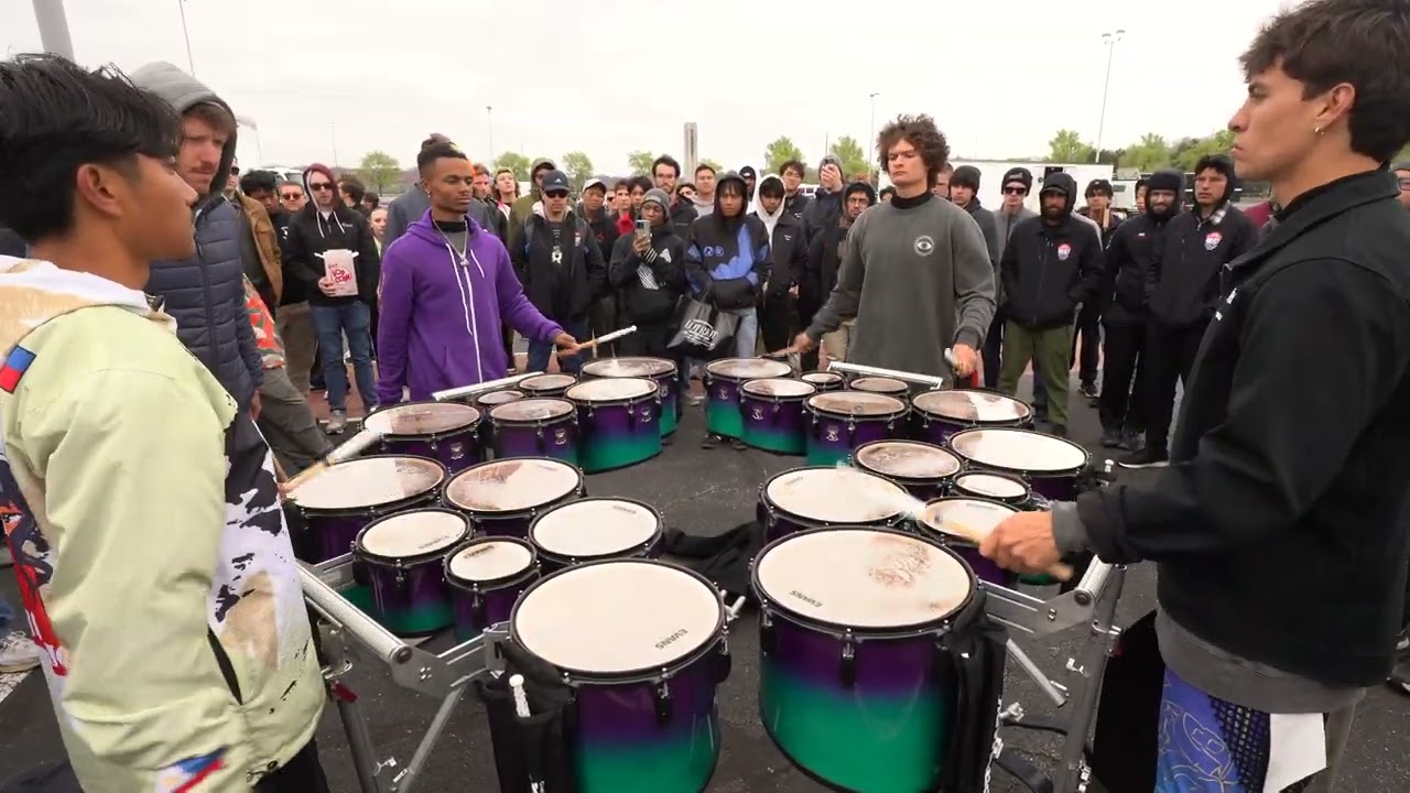 RCC Tenor Line - Full Lot Warmup (WGI Finals)