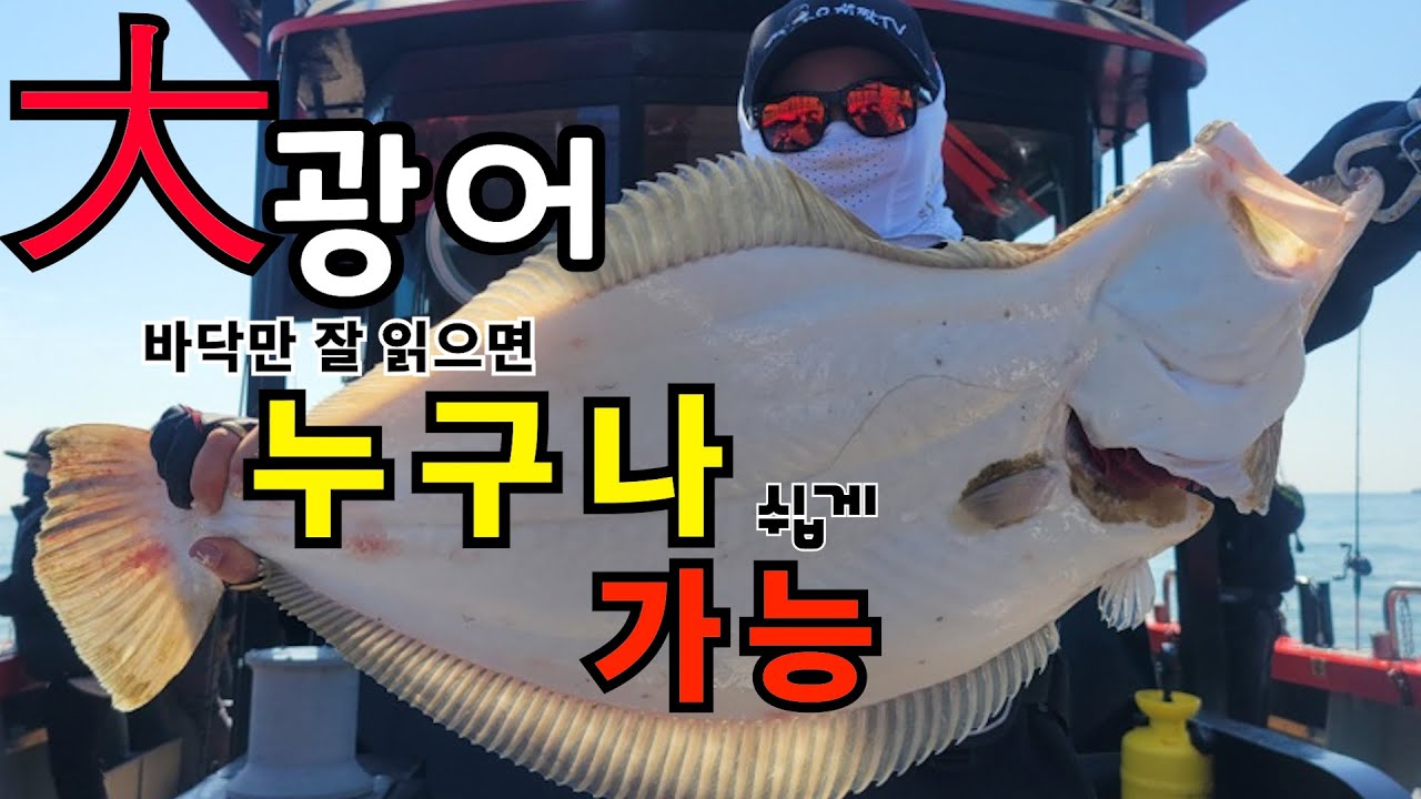 처음 느껴보는 大광어 손맛!!! ㄷㄷ