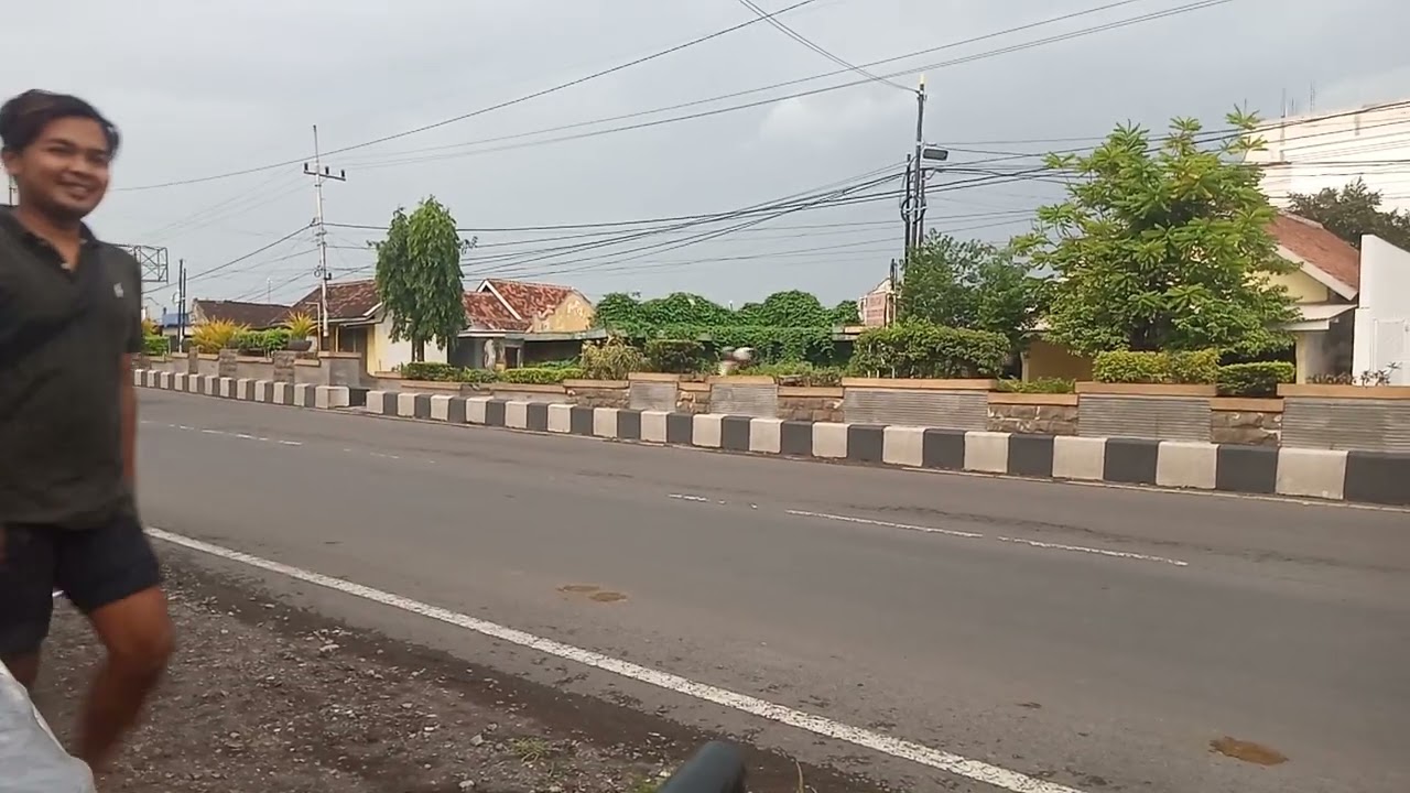 Sore hari yg cerah tapi sedikit mendung